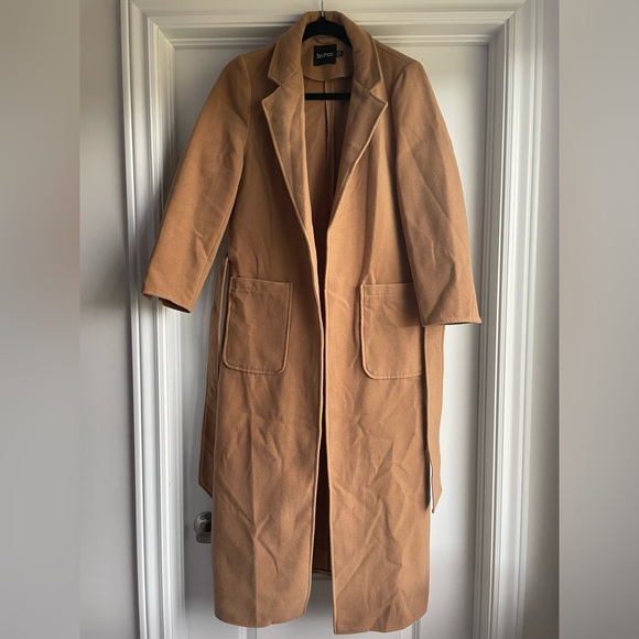 Boohoo trenchcoat women’s size 6 - Picture 2 of 4